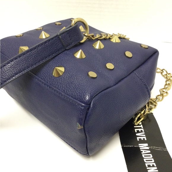 Steve Madden Blue Sudded Crossbody Bag - Picture 7 of 7